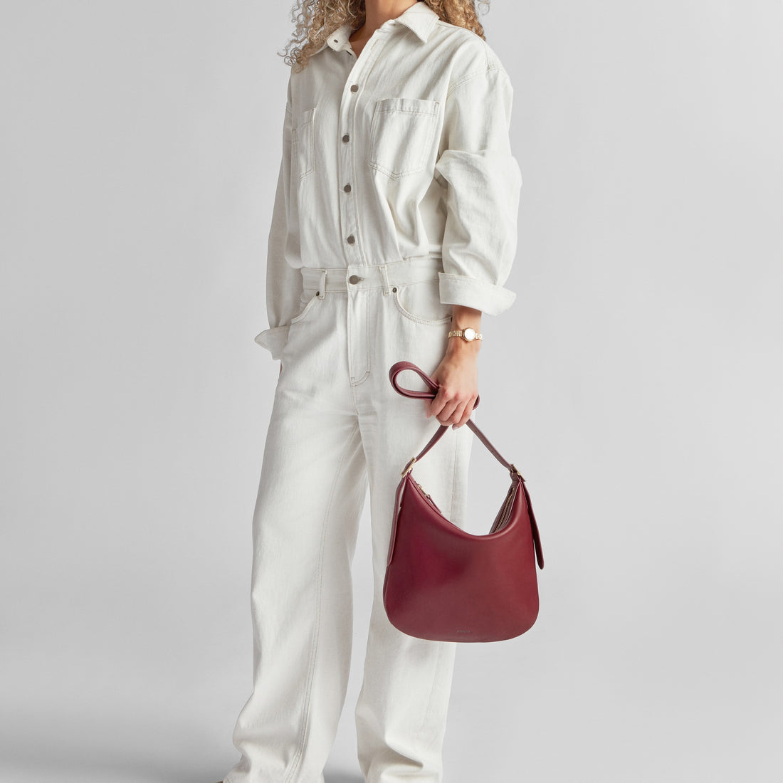 THE MEDIUM BIXBY CROSSBODY | Ruby