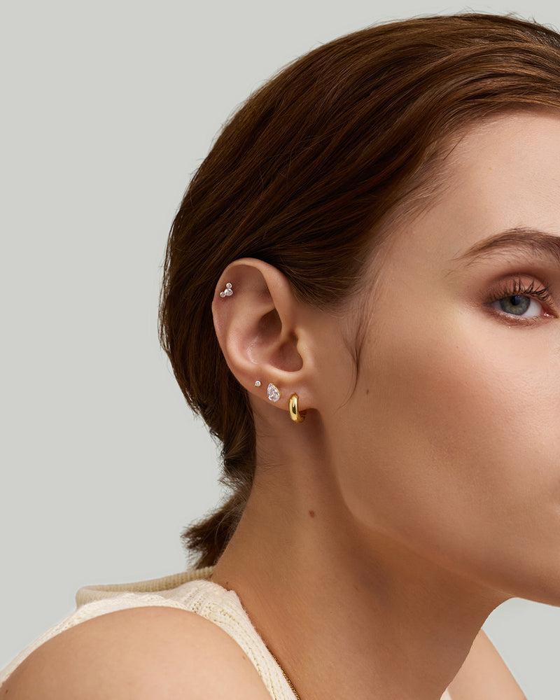 SEREN | Solitaire Lab Grown Diamond Flatback Stud