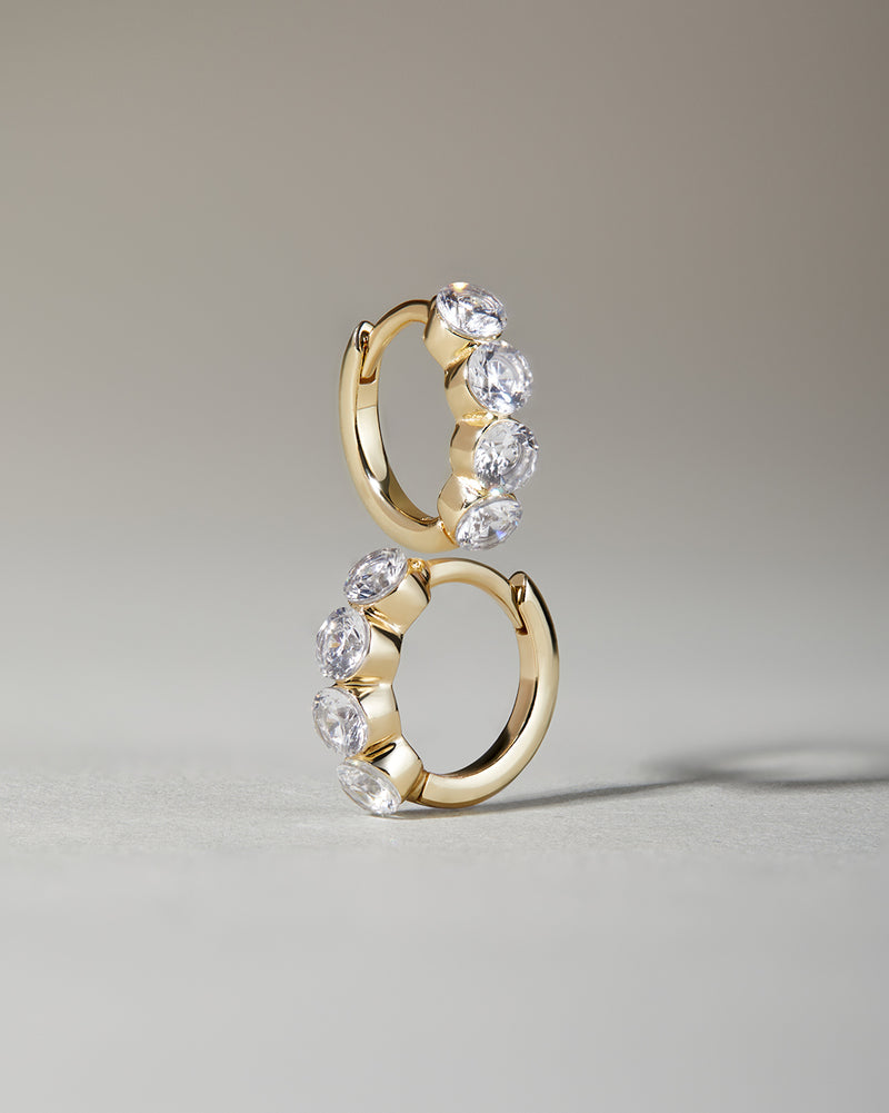 Lab Grown Diamond Huggie Hoop