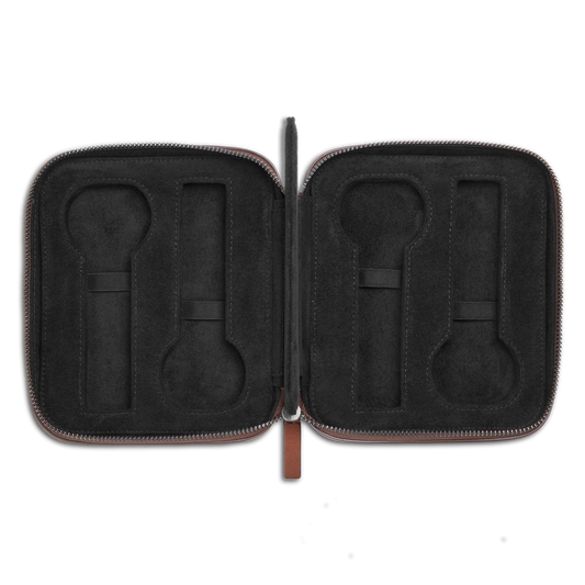 FOUR WATCH TRAVEL CASE | Medium Brown