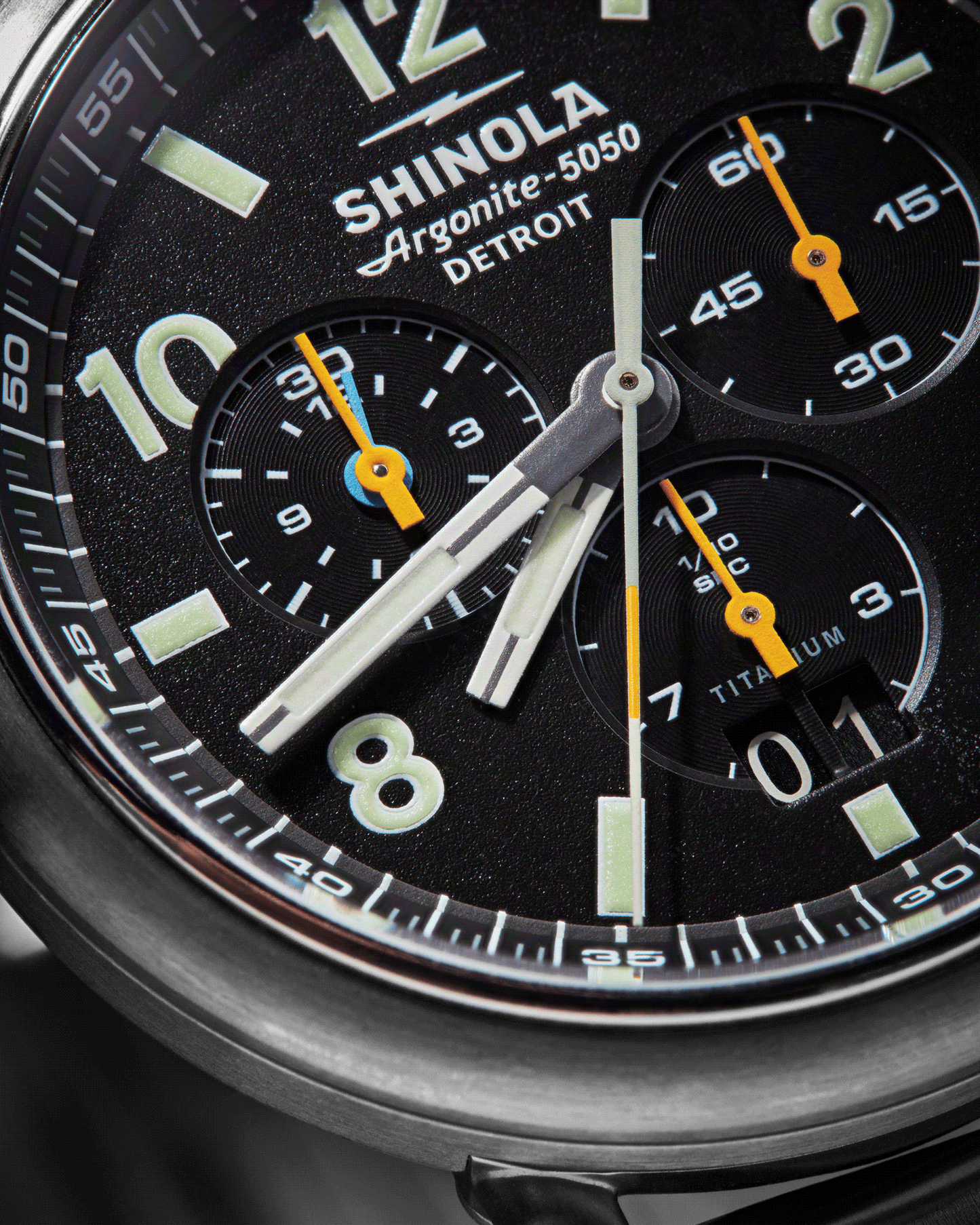 THE RUNWELL CHRONOGRAPH WEST WIND WATCH GIFT SET 42MM | Black