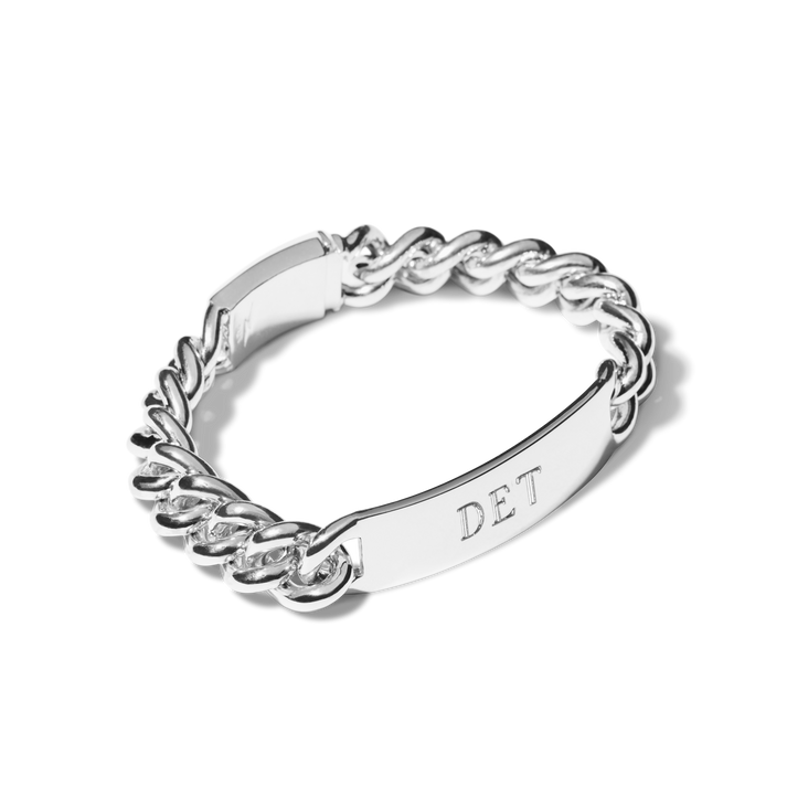 BIKE LOCK ID BRACELET | Sterling Silver