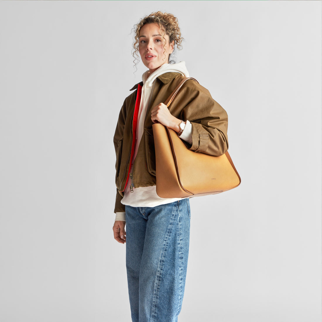DERBY TOTE BAG | Tan