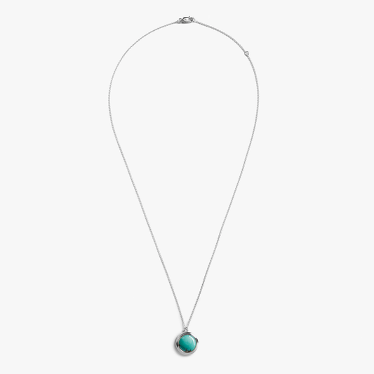 HEIRLOOM TURQUOISE PENDANT NECKLACE | Sterling Silver