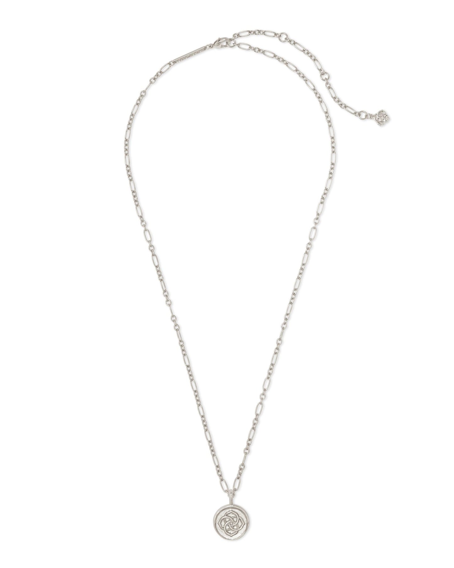 Dira Coin Pendant in Silver