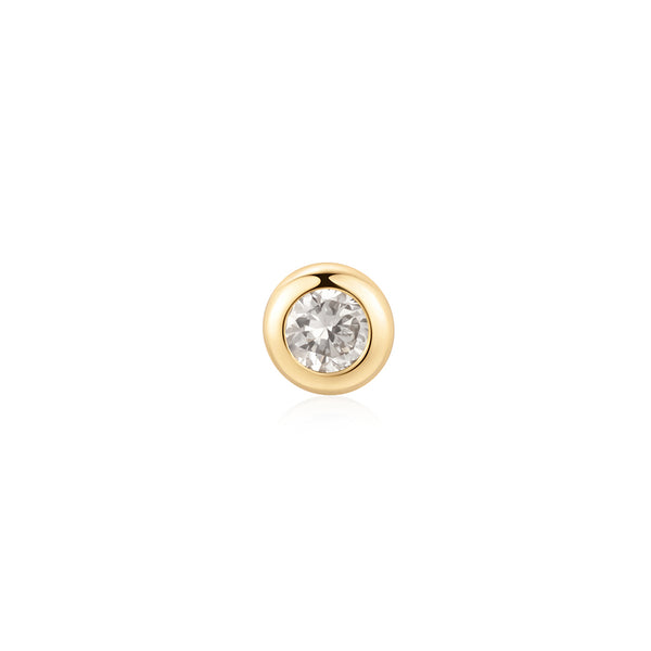 HONOR | Lab Grown Diamond Threadless Flatback Earring