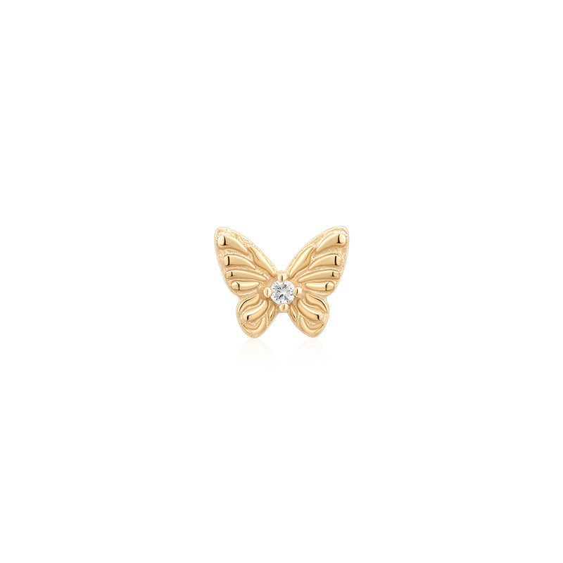 MARIPOSA | Lab Grown Diamond Accent Butterfly Threadless Top