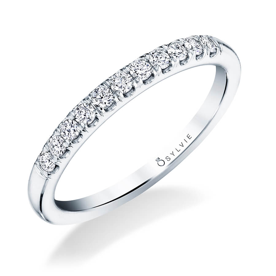 Classic Wedding Band | 14kt White Gold