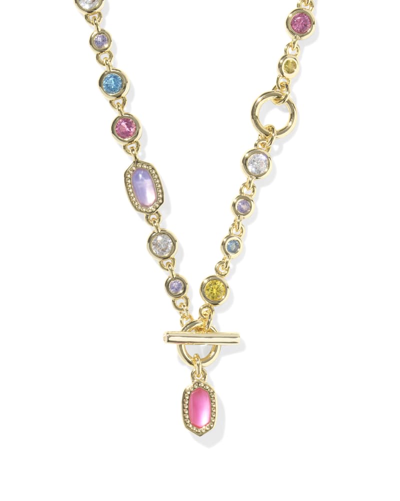 Mini Elisa and Abbie Gold Strand Necklace
