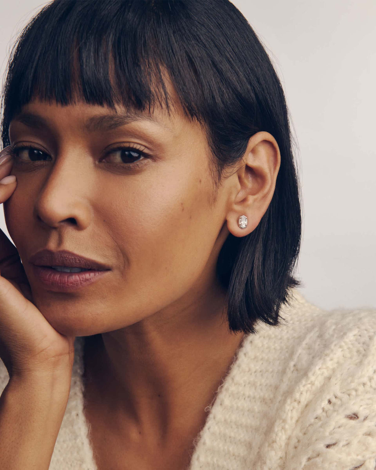 Mini Ellie Luxe Gold Stud Earrings