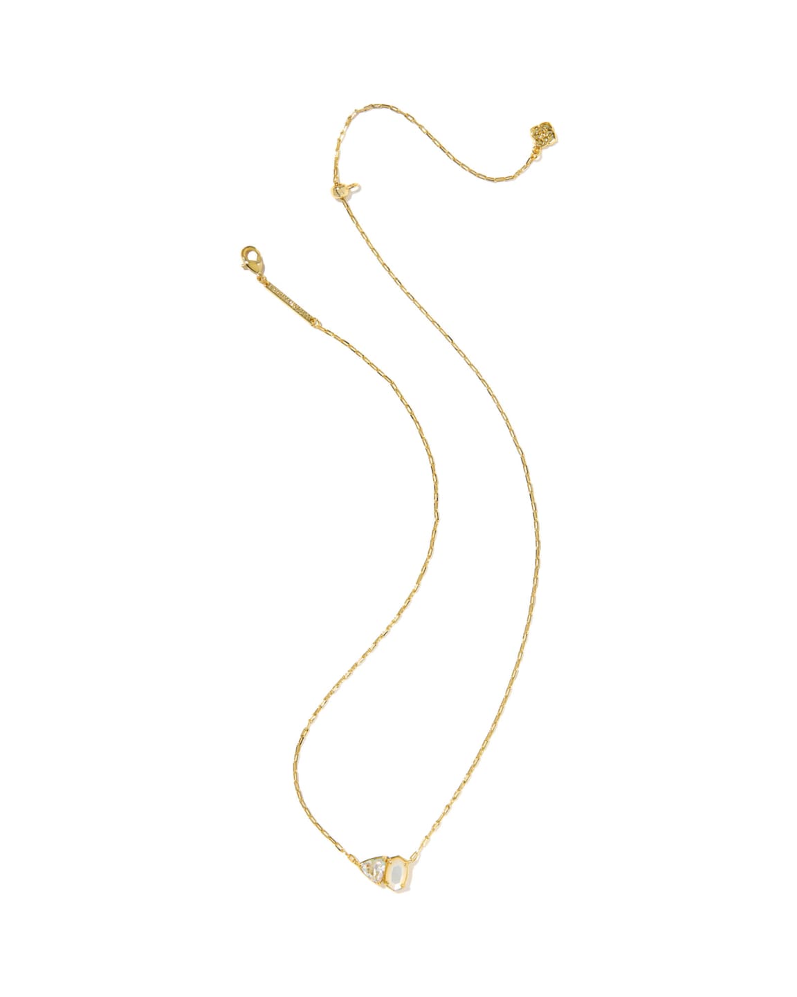 Tatum Gold Short Pendant Necklace