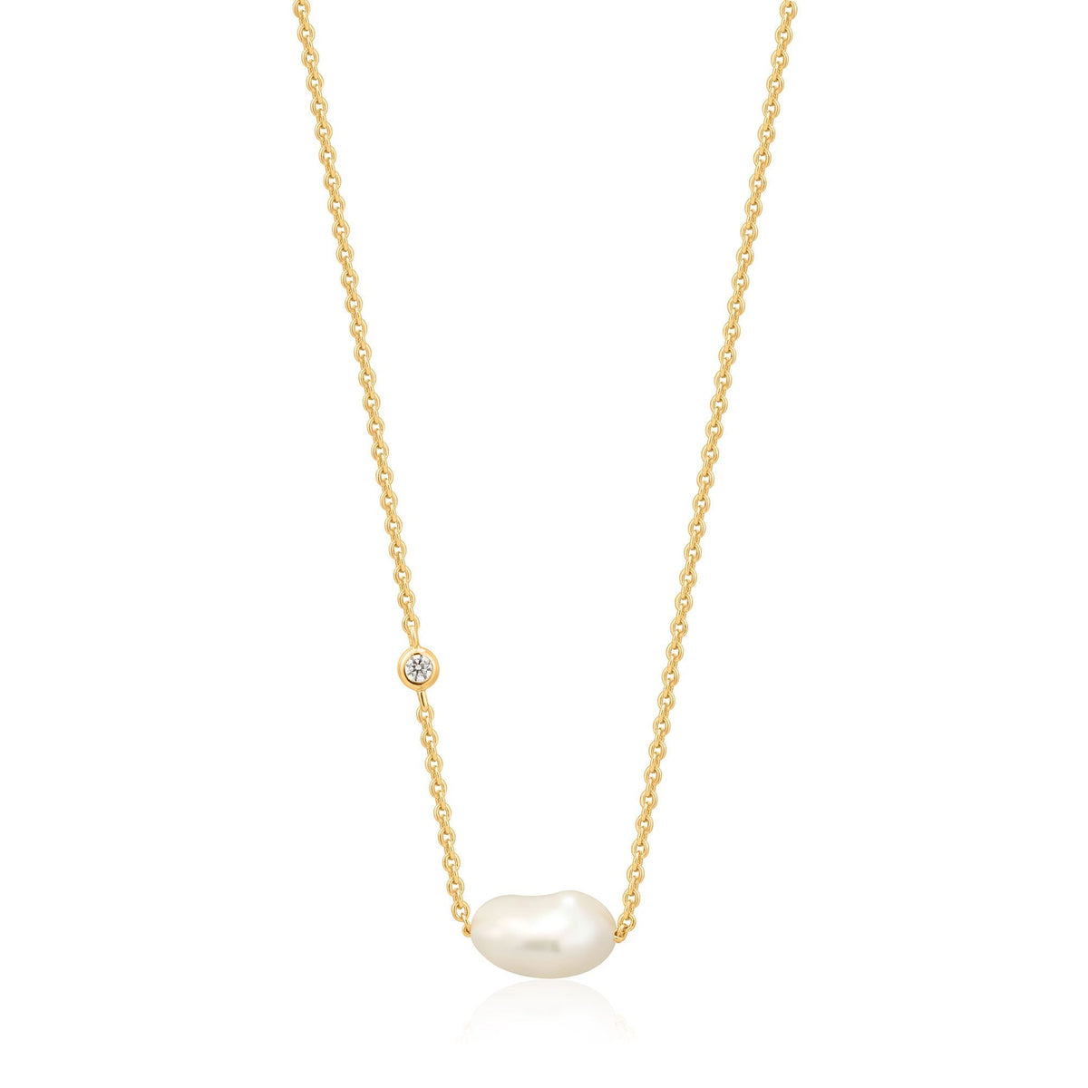 Ania Haie Gold Pearl Necklace