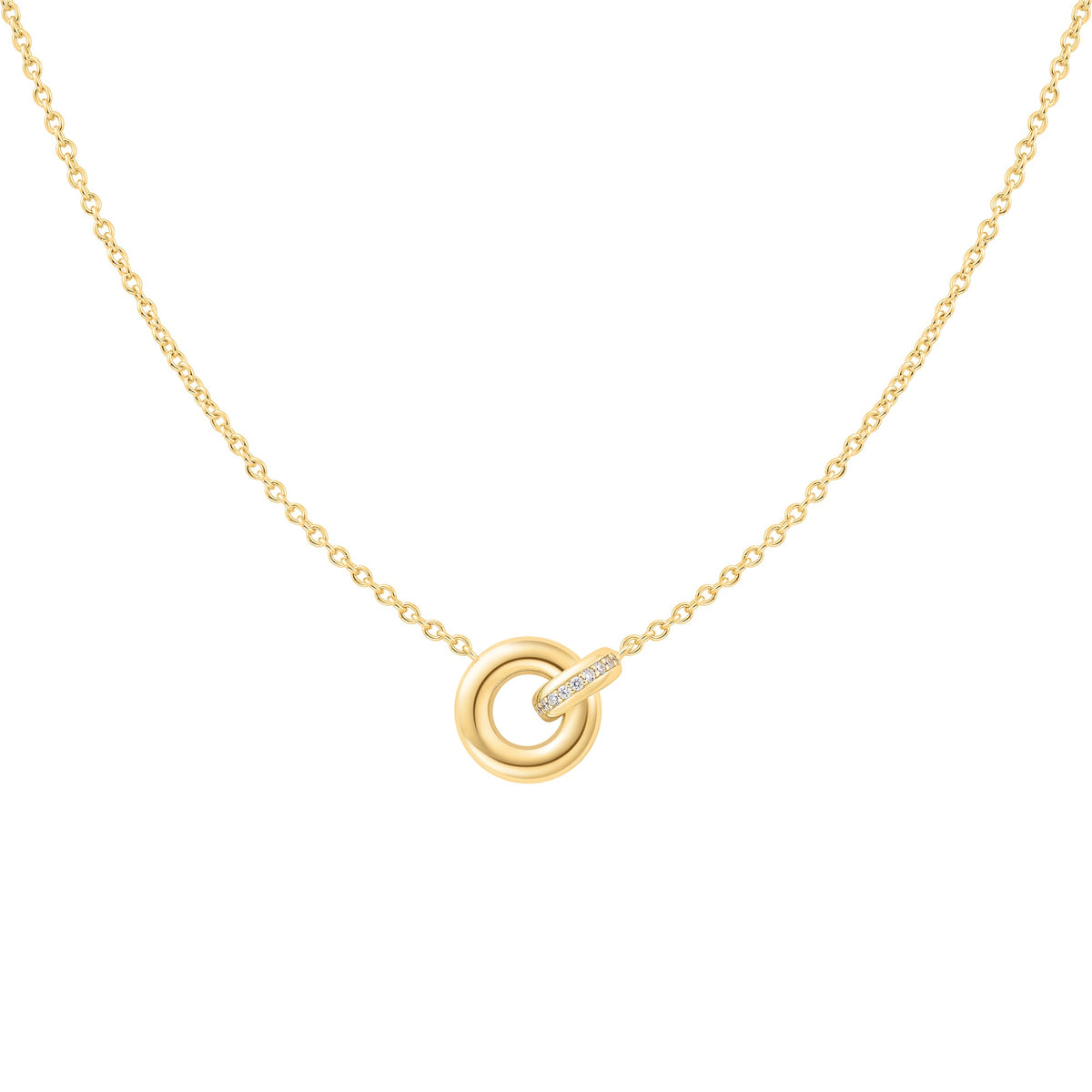 Gold Linked Necklace