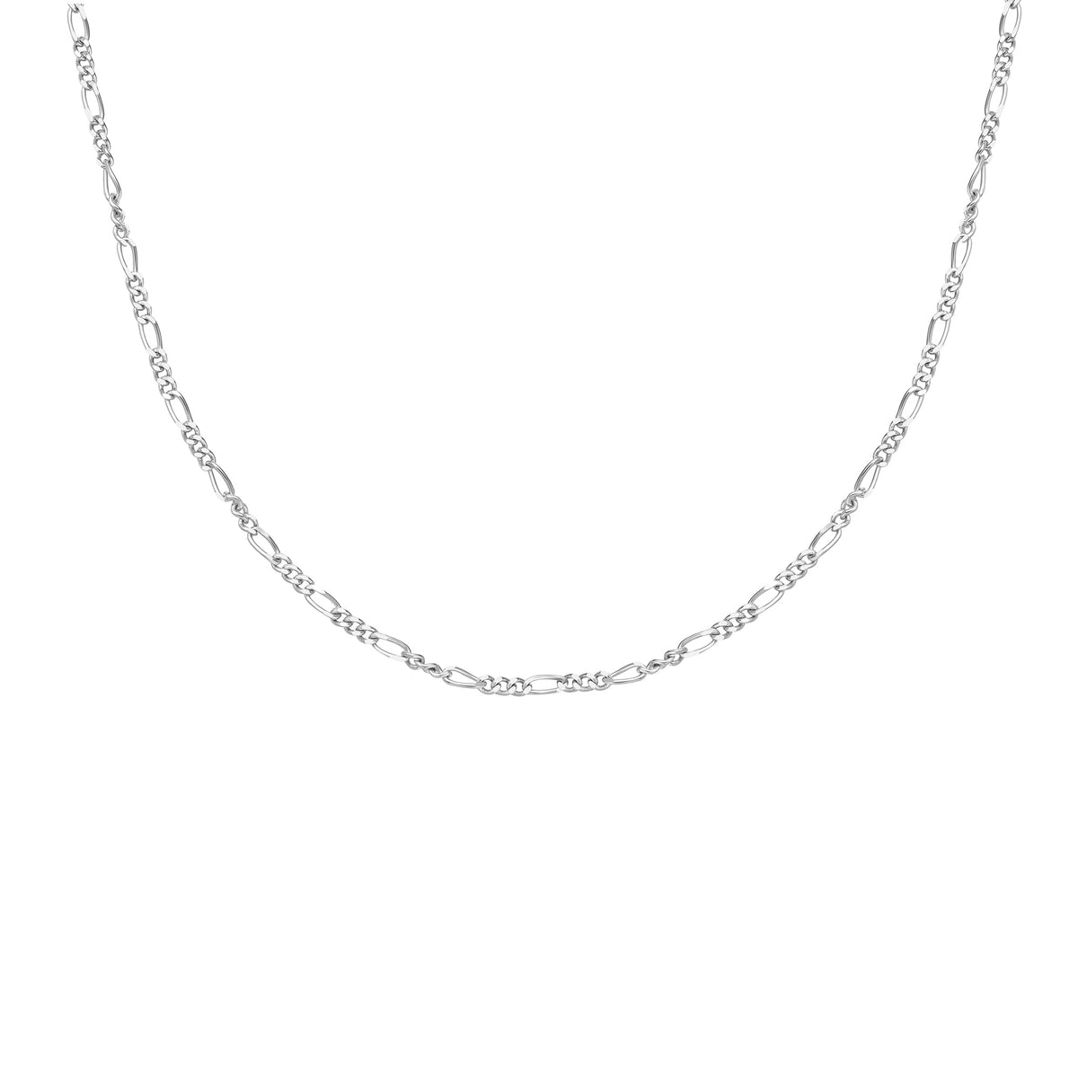 Silver Filia Curb Chain Necklace