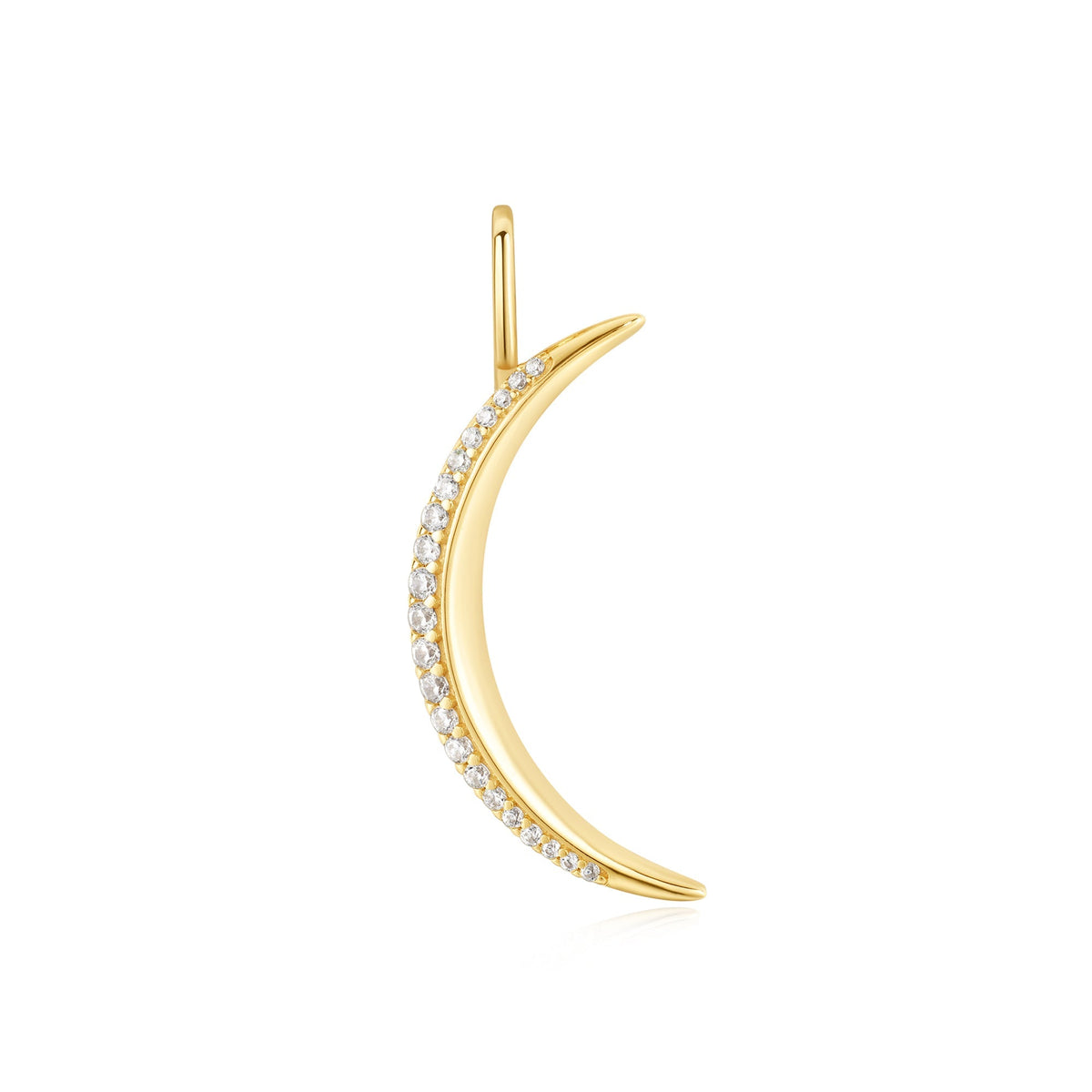 Gold Moon Pav¨¦ Charm