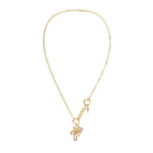 Gold Happy Flower Charm