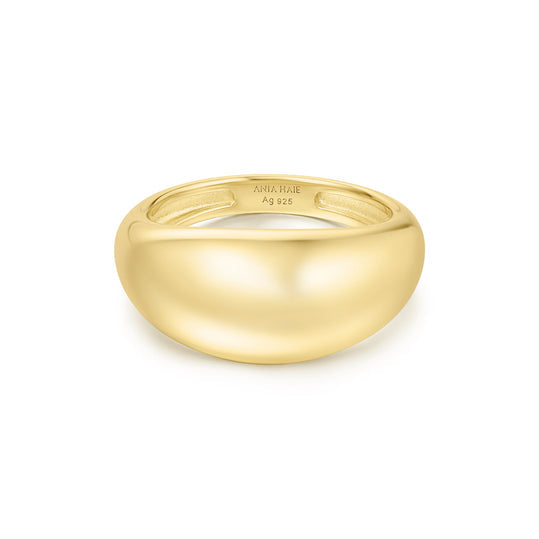 Gold Bold Dome Ring