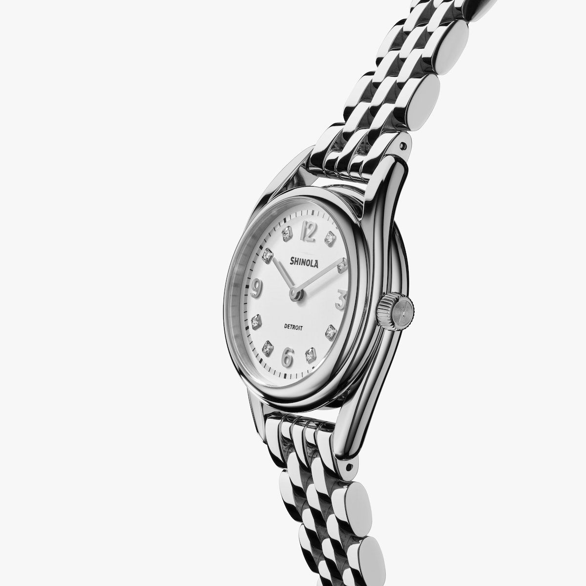 THE DIAMOND DIAL DERBY 30MM | Silver