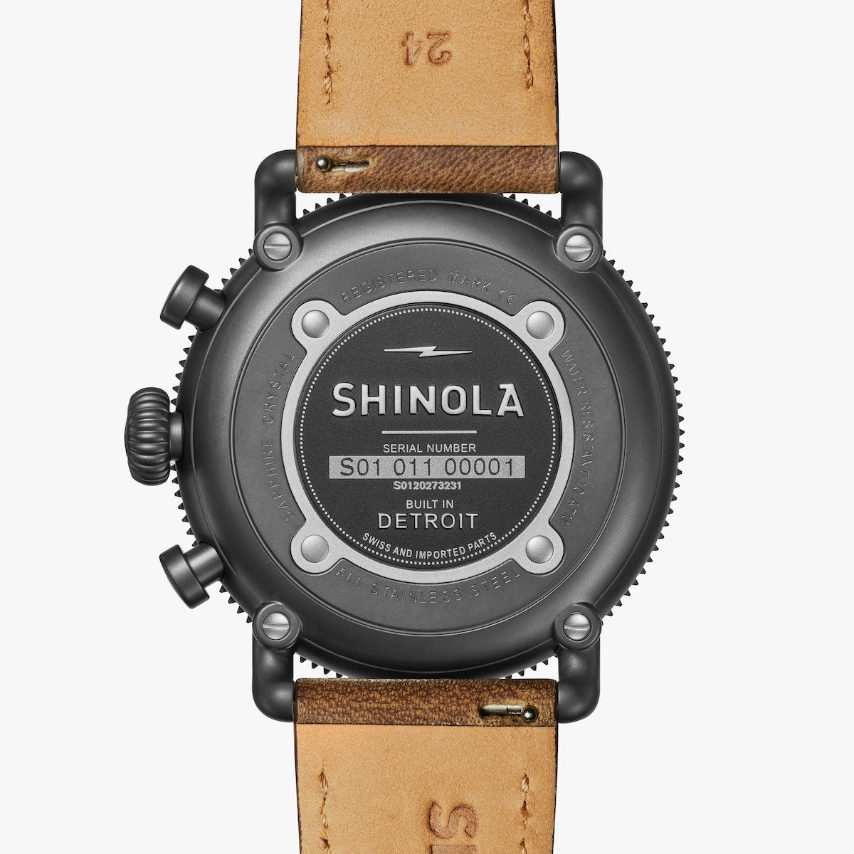 THE RUNWELL SPORT CHRONO 48MM | Dark Camel