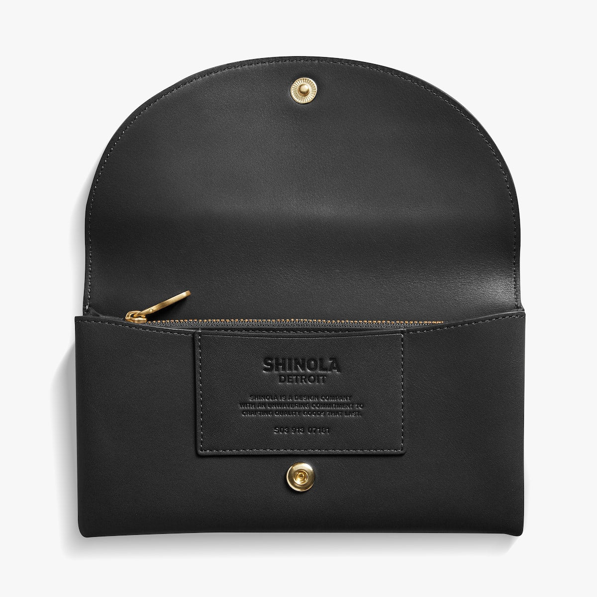 BIRDY LARGE SNAP WALLET | Natural Leather