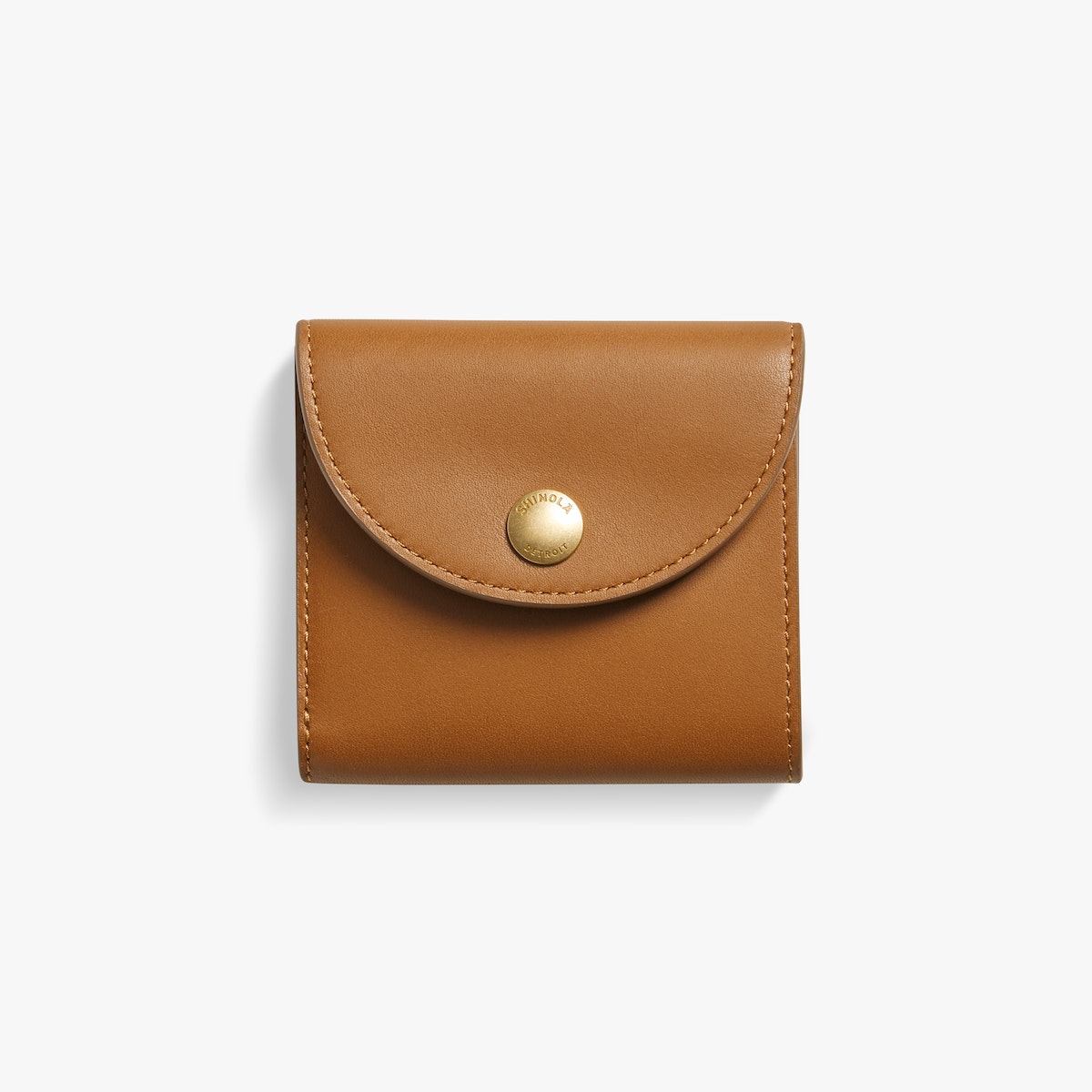 BIRDY SMALL SNAP WALLET | Natural Leather