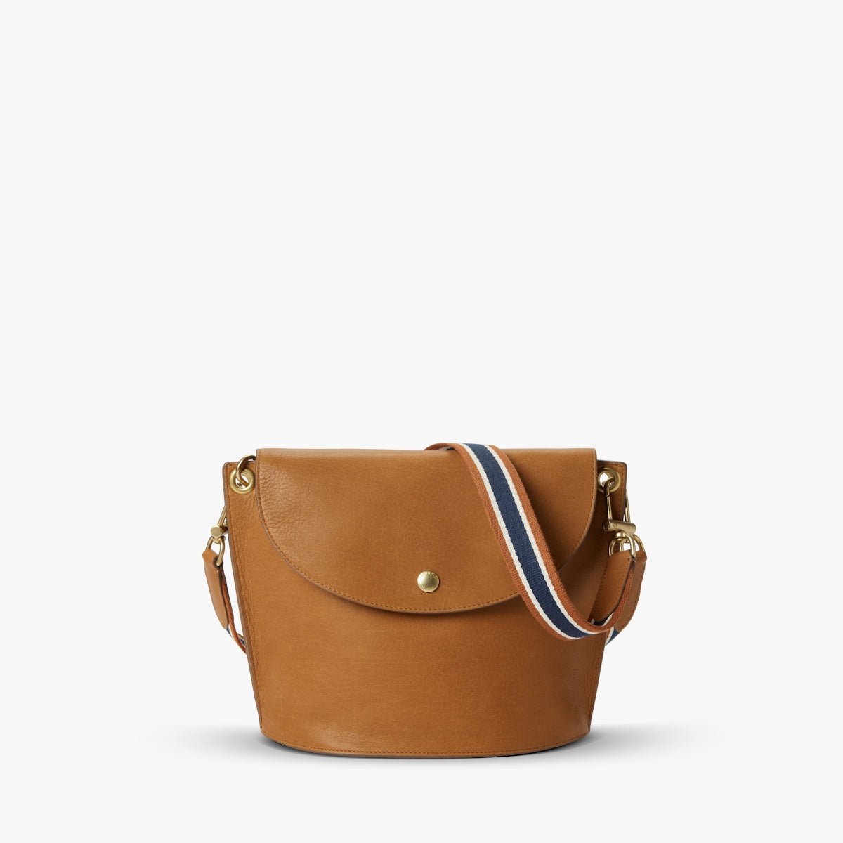 CONVERTIBLE BIRDY BUCKET BAG | Natural Leather