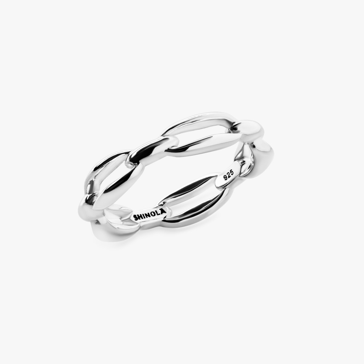 SIGNATURE LINK RING | Sterling Silver