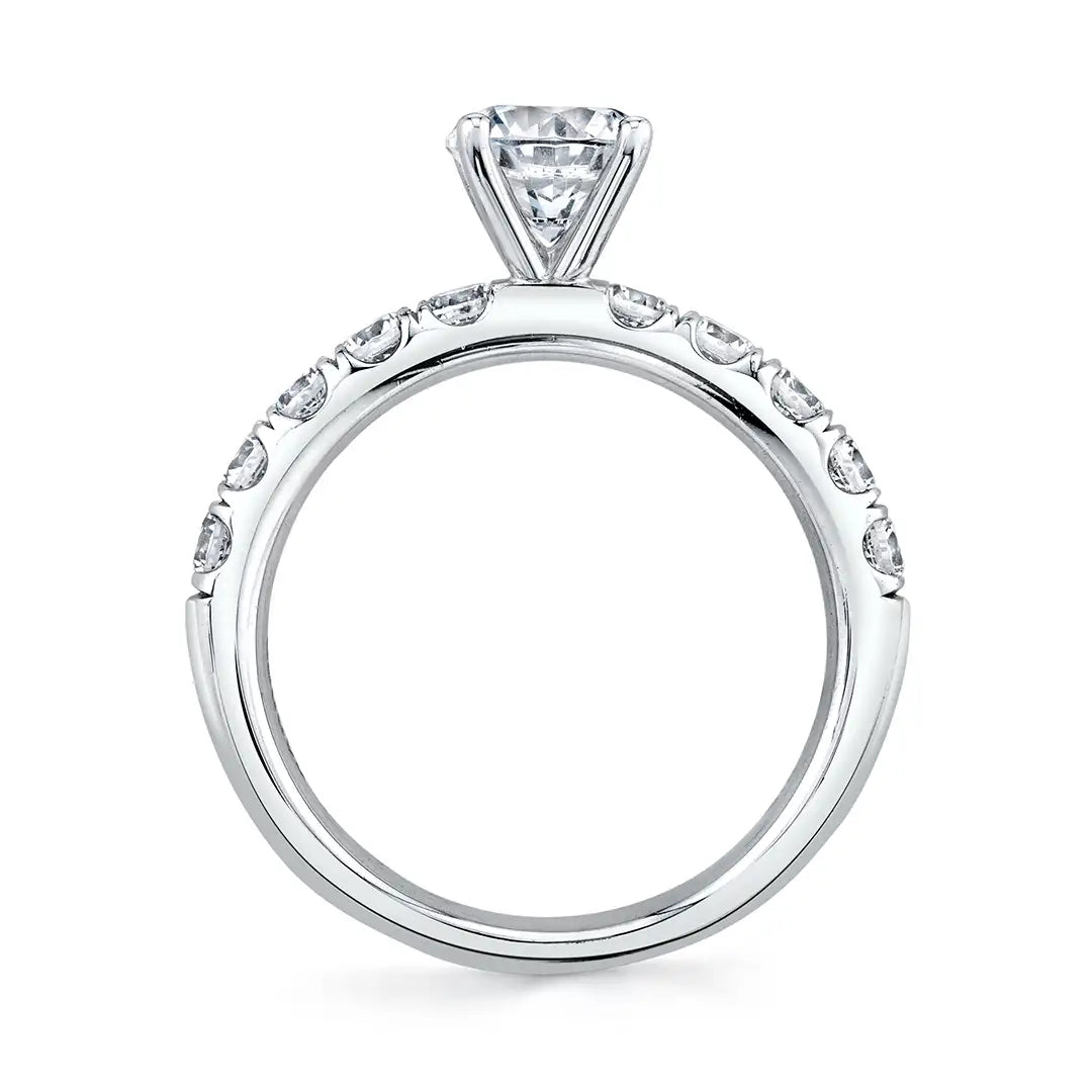 Octavie | 14kt White Gold Classic Diamond Engagement Ring