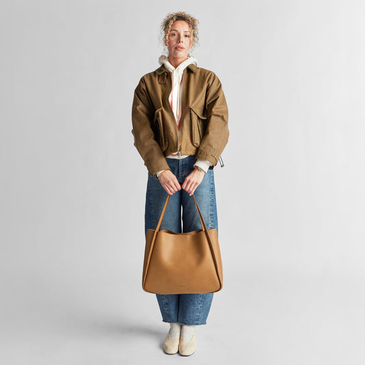 DERBY TOTE BAG | Tan