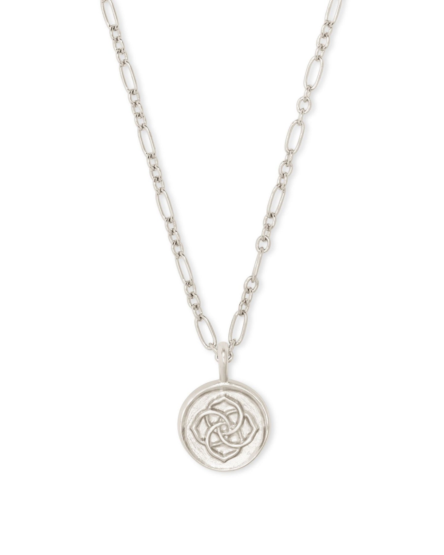 Dira Coin Pendant in Silver