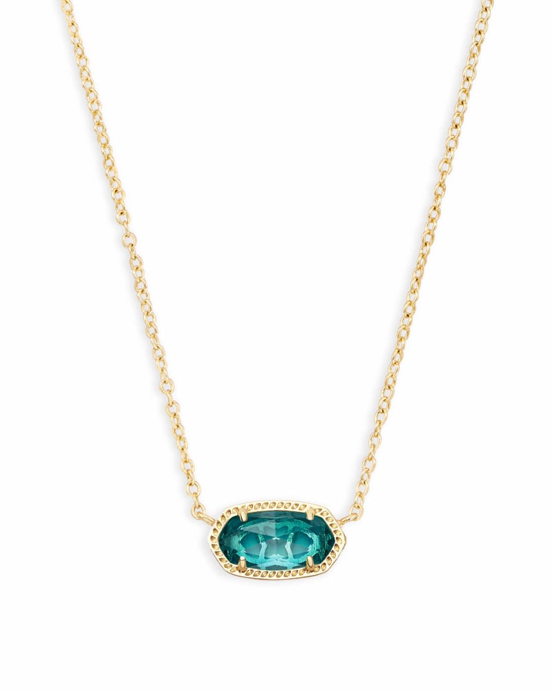 Elisa Pendant Necklace in London Blue