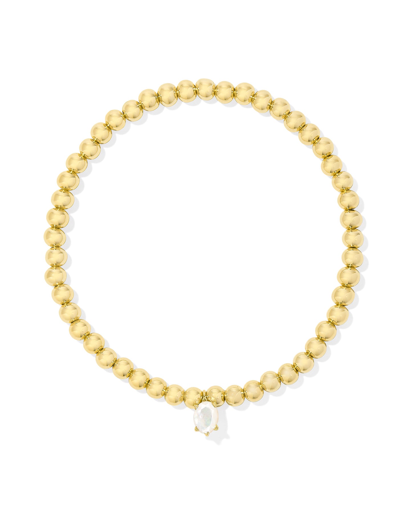 Calin Stretch Bracelet in Ivory Mother of Pearl