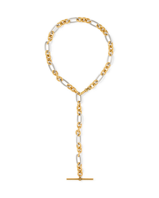 Embry Vintage Mixed Metal Link and Chain Necklace