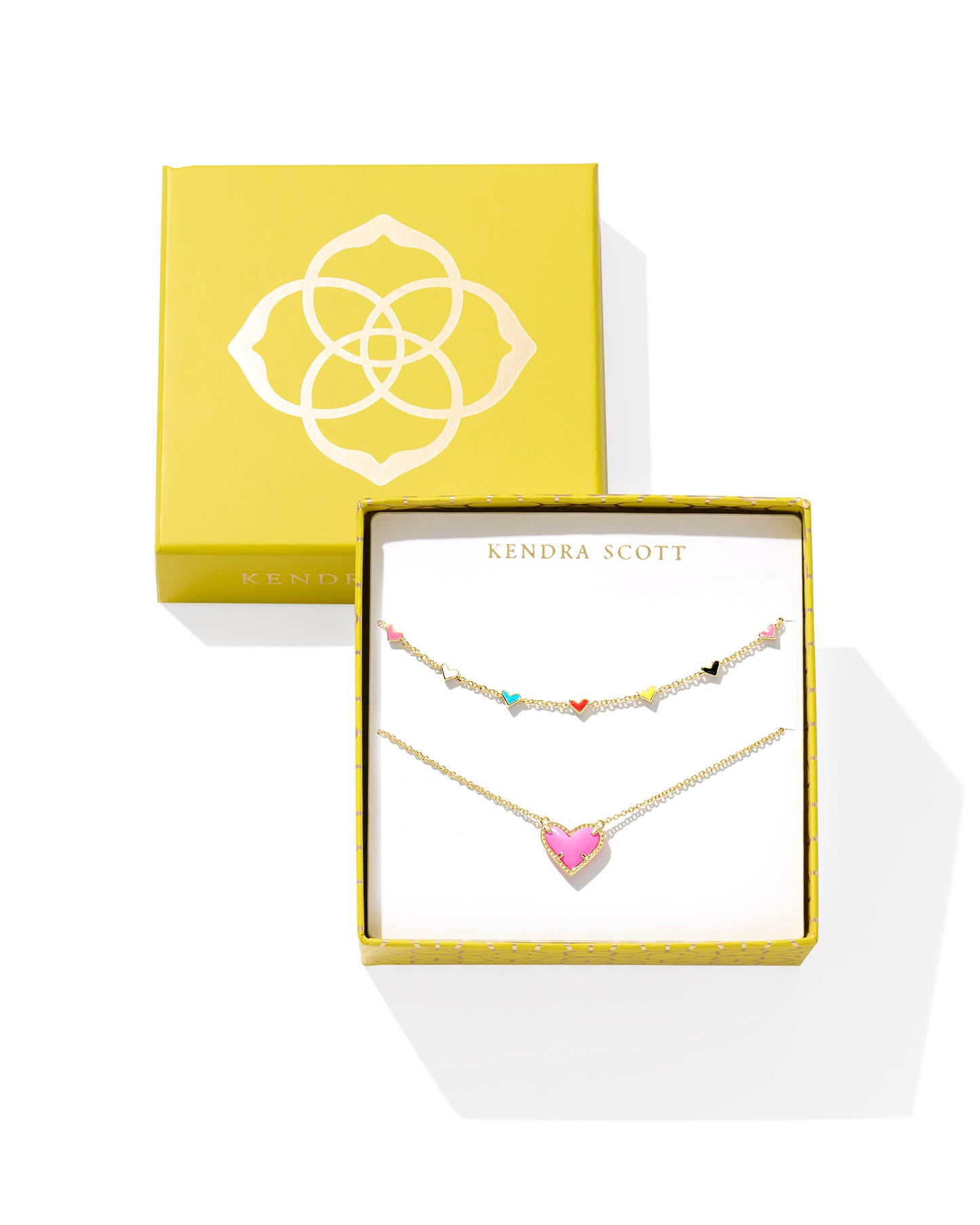 Heart Necklace Layering Set