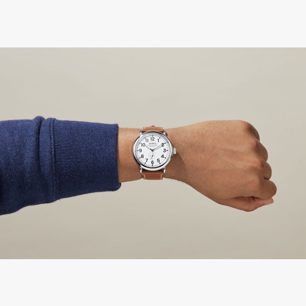 THE RUNWELL 47MM | Matte Velvet White