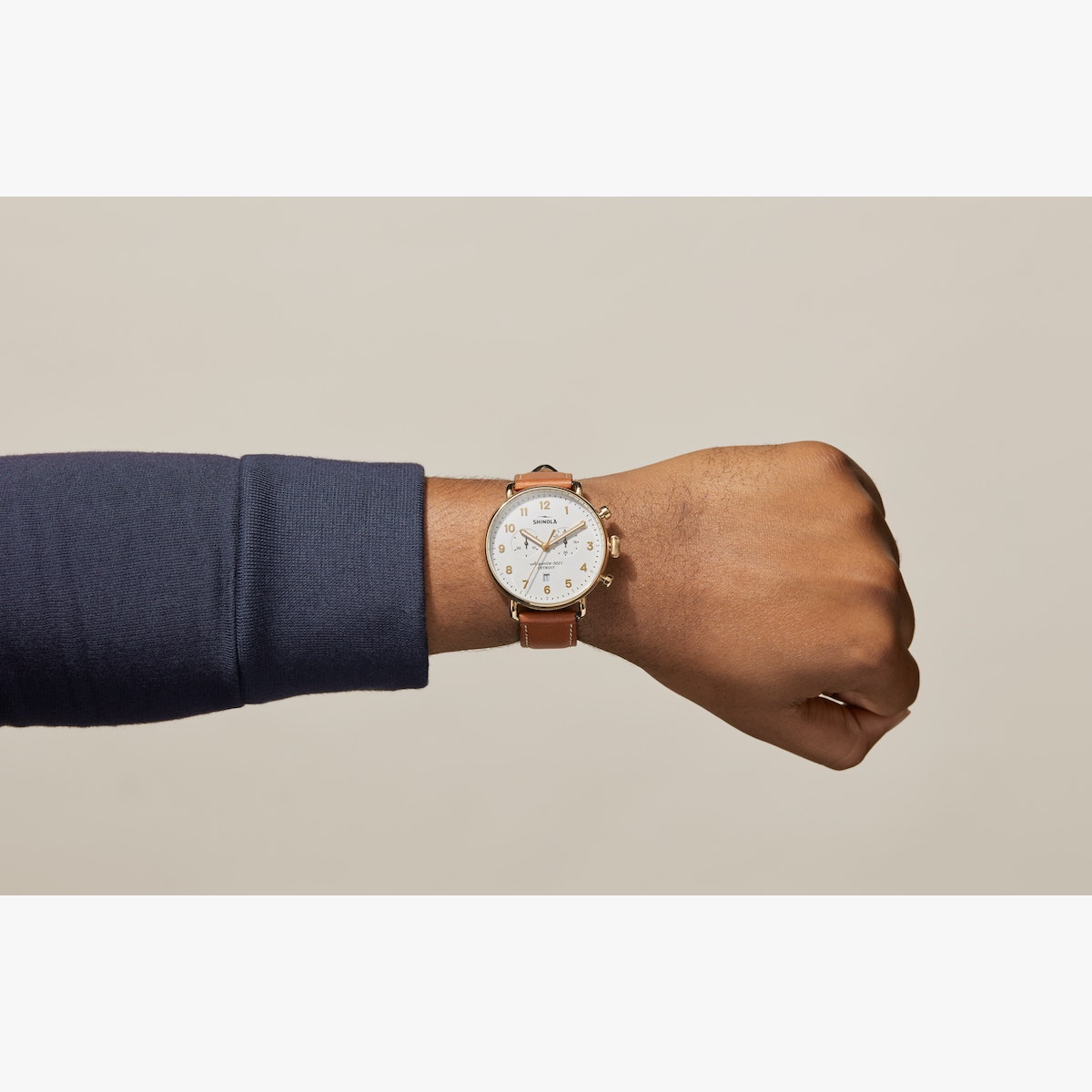 THE CANFIELD CHRONO 43MM | White