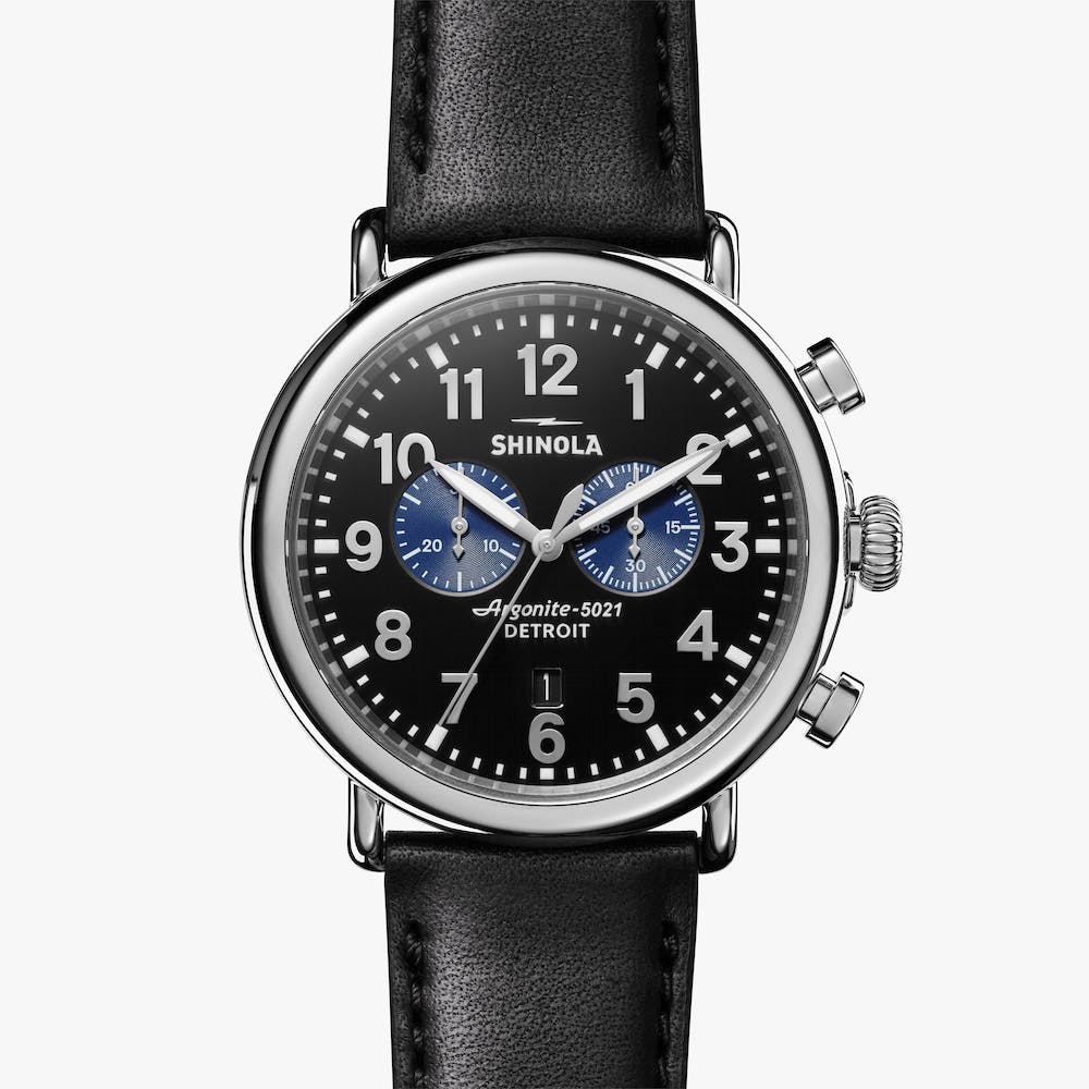 THE RUNWELL CHRONO 47MM | Black