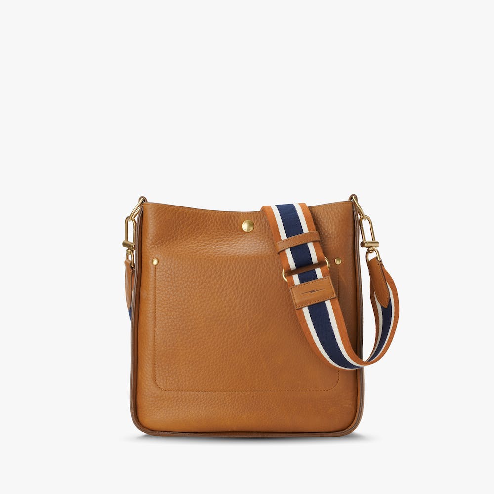 THE POCKET CROSSBODY | Natural Grain Leather