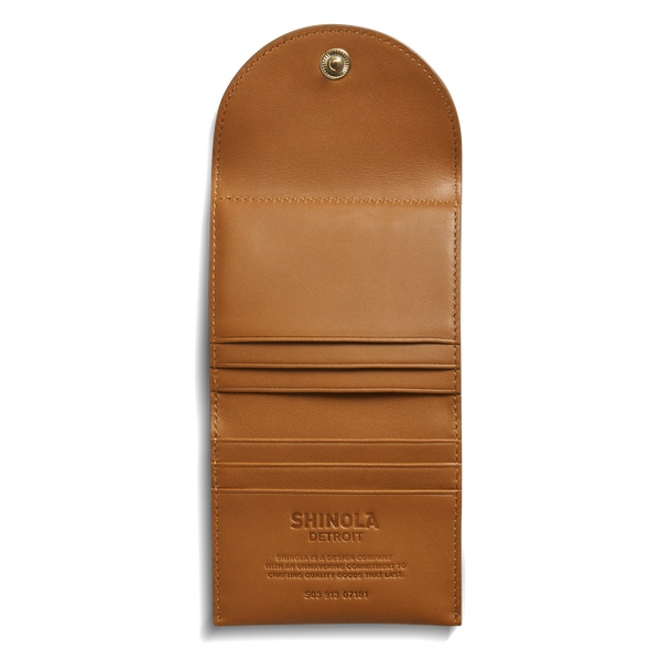 BIRDY SMALL SNAP WALLET | Tan