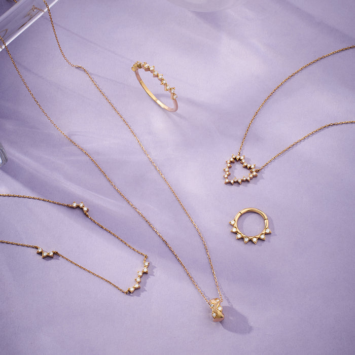 SAYLOR | Lab-Grown Diamond Heart Necklace