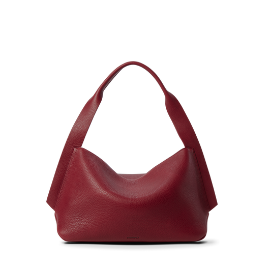 MEDIUM DERBY SHOULDER BAG | Ruby