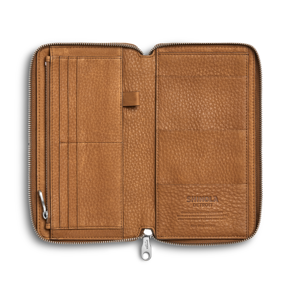 ORGANIZER WALLET | Natural Grain Leather