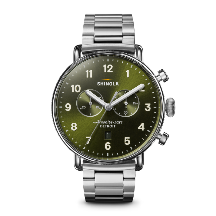 THE CANFIELD CHRONO 43MM | Olive Green