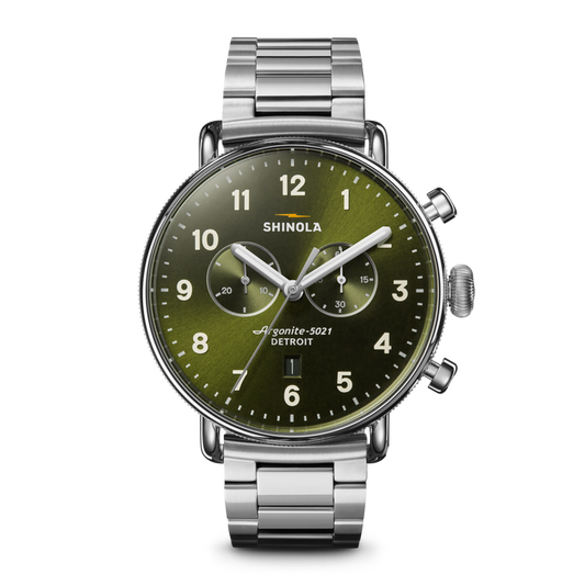 THE CANFIELD CHRONO 43MM | Olive Green
