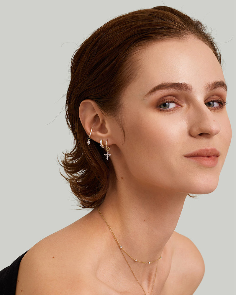 Marquise Lab Grown Diamond Earring Charm
