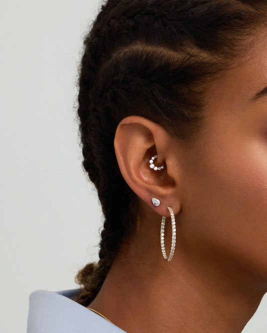 Lab Grown Diamond Clicker Hoop