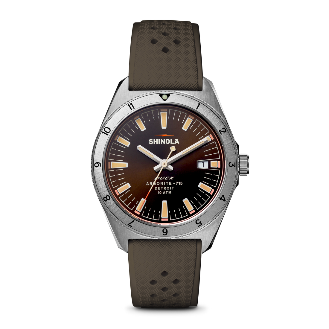 THE DUCK 40MM | Mallard Brown