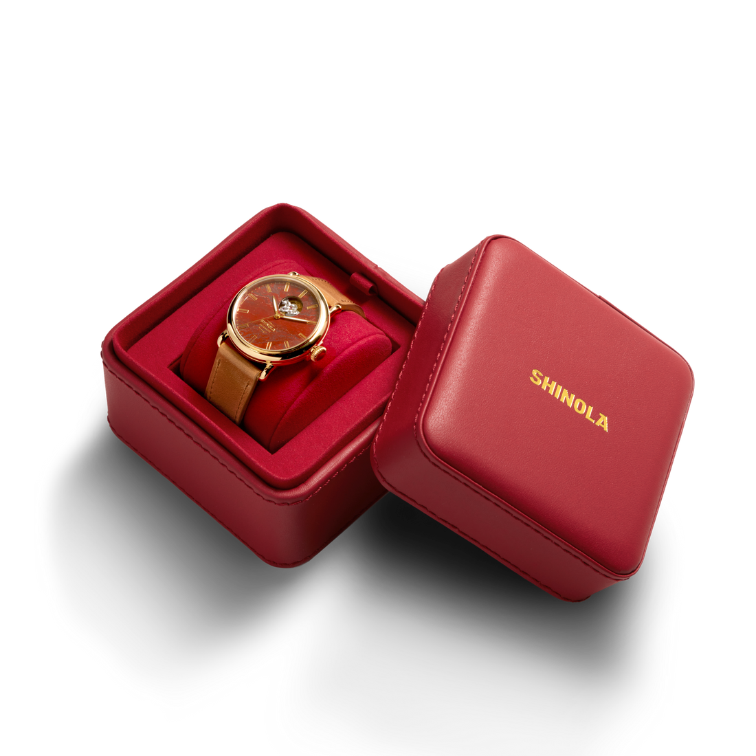 GILDA RADNER RUNWELL AUTOMATIC WATCH | Red Jasper
