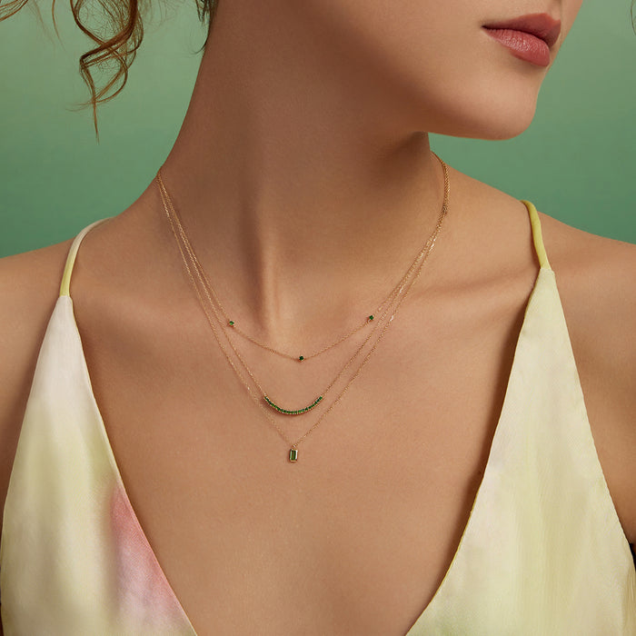 GLIMMER | Tsavorite Necklace