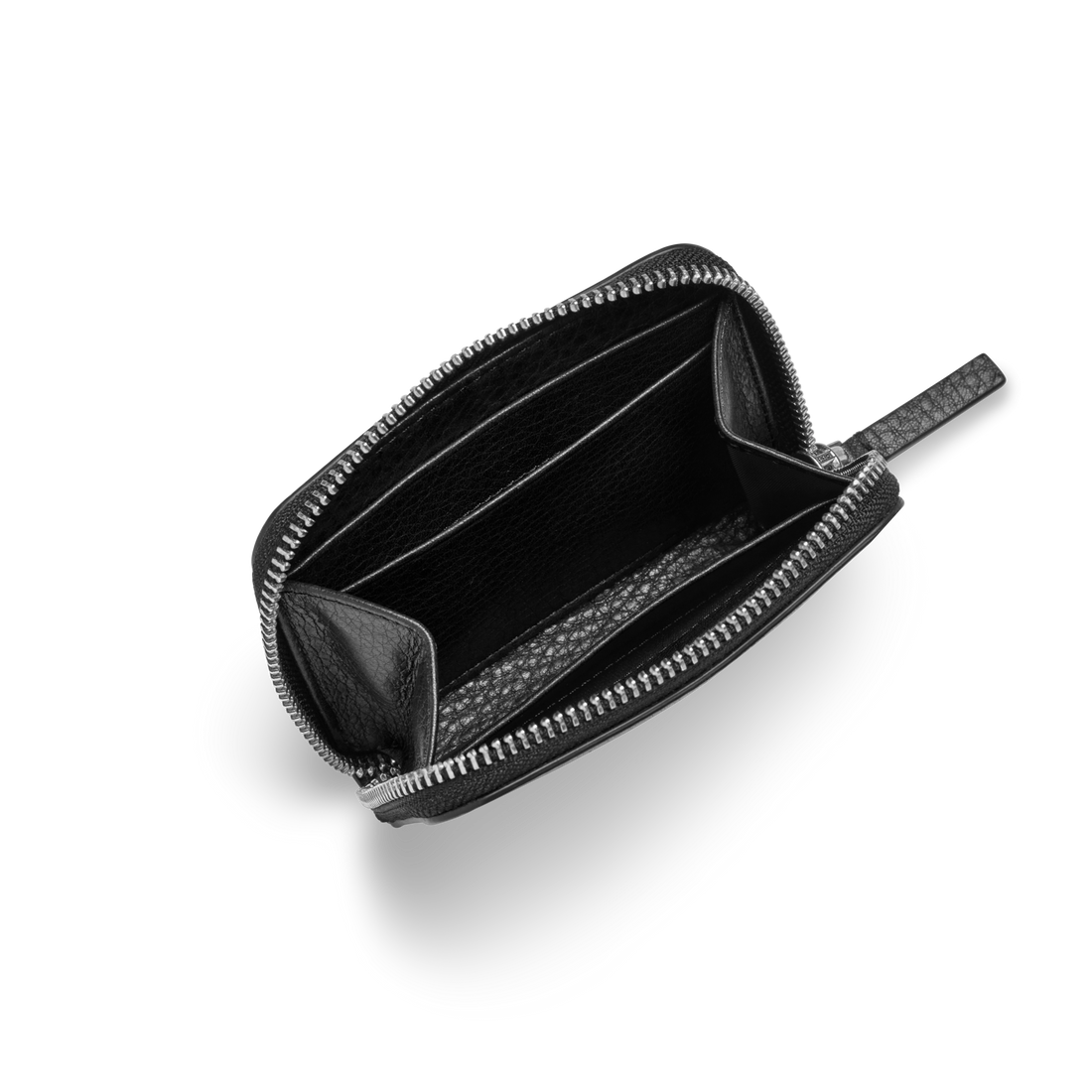 SMALL ZIP WALLET | Black